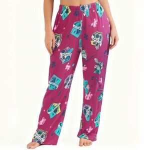 Harry Potter Hogwarts Gryffindor Pink Pajama Pants Size XXLarge